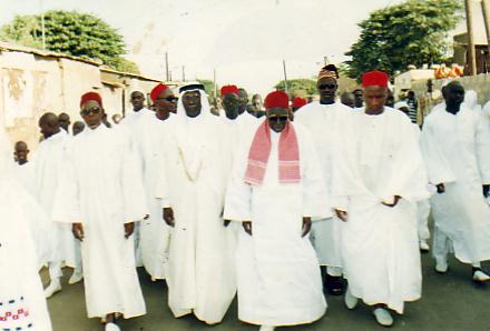 le khalife avec /�du mouvement naby -allah